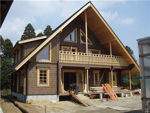 木结构装配式别墅