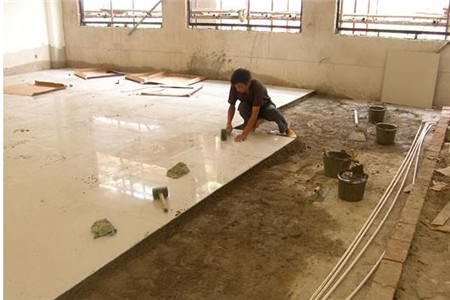农村自建房地板砖的砂浆配合比一般是多少？