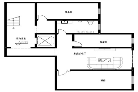 三层农村自建设计图设计，还带酒窖和影音室，将娱乐与住房完美结合