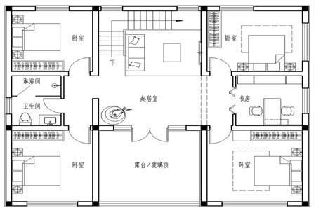 新中式二层别墅