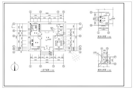 二层带车库自建设计图