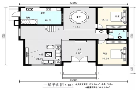 三层小设计图设计图