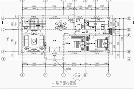 三层设计图