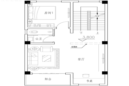 两开间农村设计图设计图