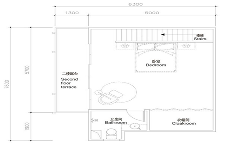 二层带露台自建设计图