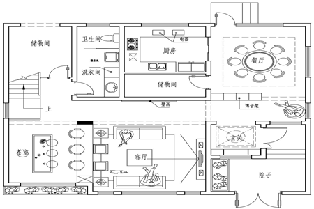 三层带露台自建别墅