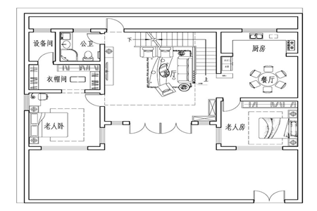 14x9二层带庭院自建设计图