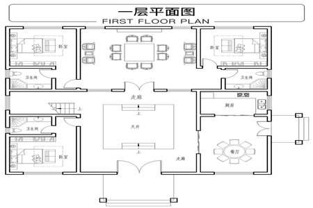 18x18三层带露台自建别墅