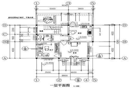 一层平面图