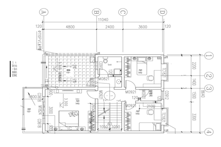 8米×10米农村自建房设计图