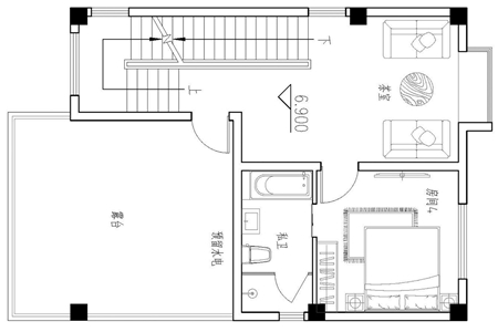 8米×10米农村自建房设计图