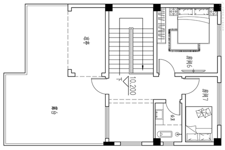 9x14米农村自建房图纸