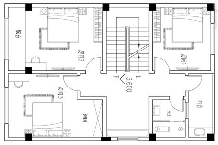 9x14米农村自建房图纸