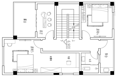 9x14米农村自建房图纸