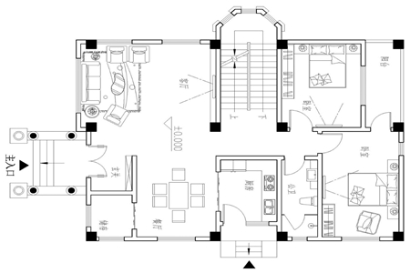 9x14米农村自建房图纸