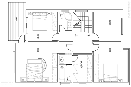 9x14米农村自建房图纸