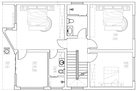 9x14米农村自建房图纸