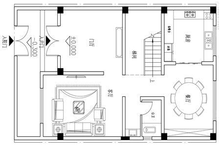 9x14米农村自建房图纸