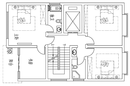 9x14米农村自建房图纸