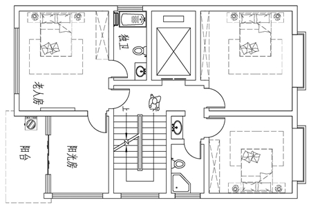 9x14米农村自建房图纸