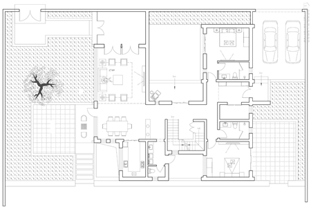 农村自建房两层半设计地下室大全