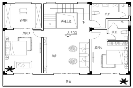 农村自建房两层半设计地下室大全