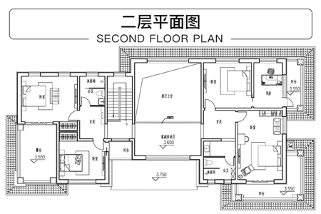 农村自建房两层半设计地下室大全