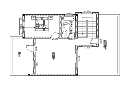 13米x9米农村自建房设计空调外机