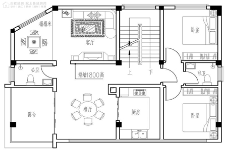 13米x9米农村自建房设计空调外机