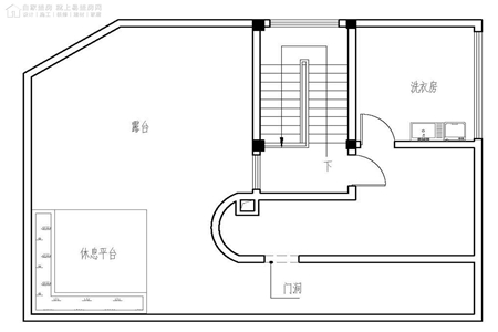 13米x9米农村自建房设计空调外机