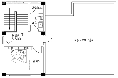 13米x9米农村自建房设计空调外机