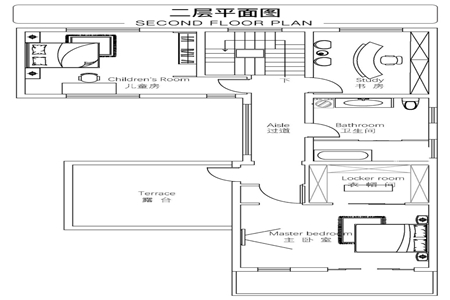 10x13二层带庭院自建别墅设