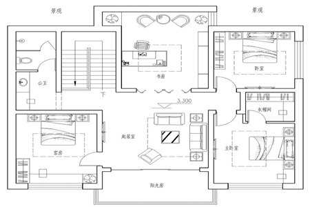 农村自建房二层设计效果图大全