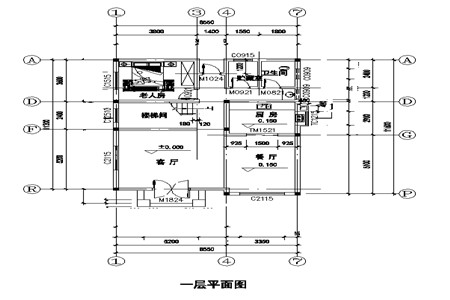 一层平面图