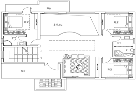 农村自建房三层设计效果图大全