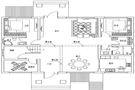 农村自建房三层设计效果图大全