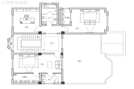 农村自建房三层设计效果图大全