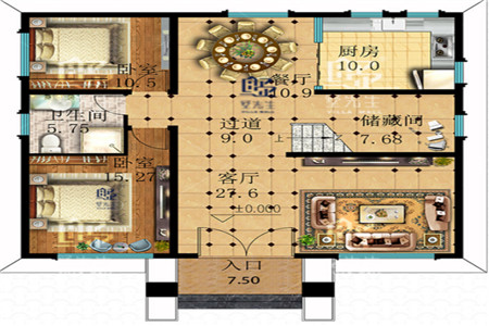 11×10农村自建房图纸良心推荐！一定有你喜欢的！