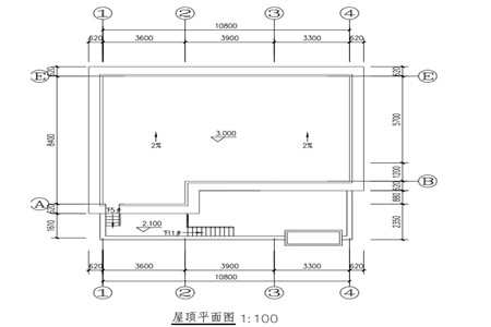 屋顶平面图