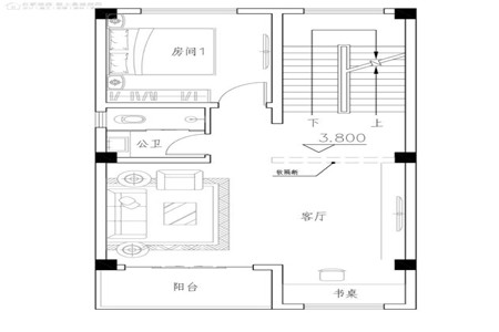 三层带露台自建别墅