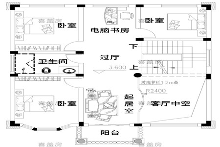 二层平面图