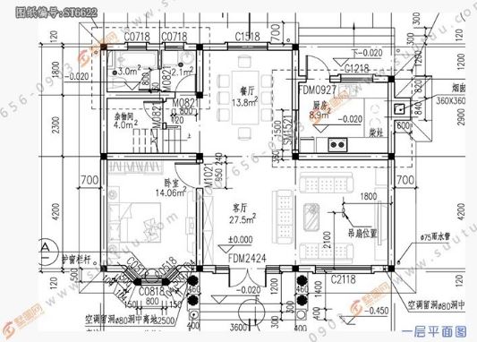 二层四室三厅两卫带储藏室