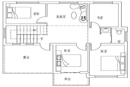 二层平面图