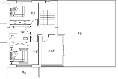 占地15x8二层带庭院露台