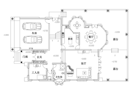 16x16二层独栋自建别墅