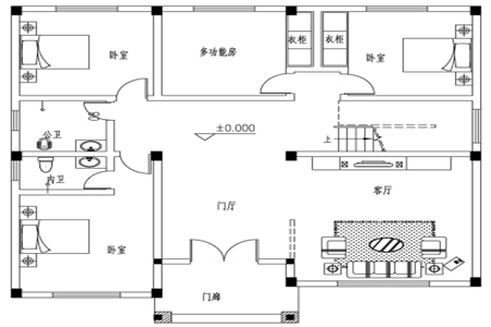 14x13四层别墅设计全套图纸