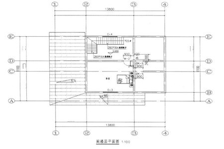 阁楼平面图