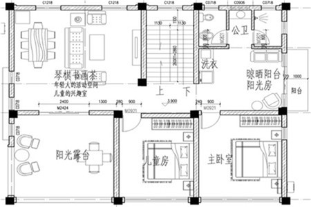 占地13x11三层带庭院