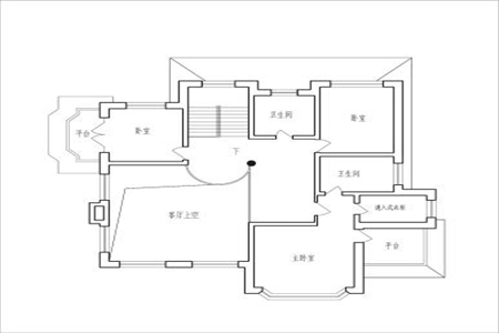 二层带车库自建别墅