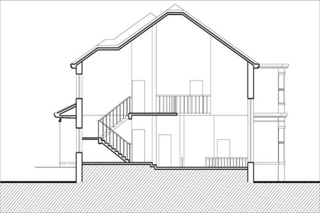 二层带车库自建别墅